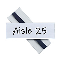 C-Line Clear Magnetic Label Holders, Side Load, 6 x 2, 10/Pack (CLI87820)