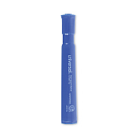 Universal Chisel Tip Permanent Marker, Broad Chisel Tip, Blue, Dozen (UNV07053)
