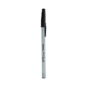 Universal Ballpoint Pen, Stick, Fine 0.7 mm, Black Ink, Gray/Black Barrel, Dozen (UNV27420)