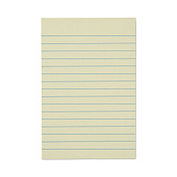 Universal Recycled Self-Stick Note Pads, Note Ruled, 4" x 6", Yellow, 100 Sheets/Pad, 12 Pads/Pack (UNV28073)