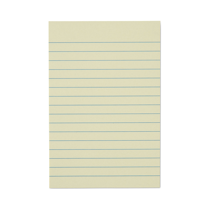 Universal Recycled Self-Stick Note Pads, Note Ruled, 4" x 6", Yellow, 100 Sheets/Pad, 12 Pads/Pack (UNV28073)