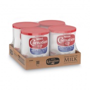Carnation Instant Nonfat Dry Milk, Unsweetened, 22.75 oz Canister, 4/Carton (22928CT)