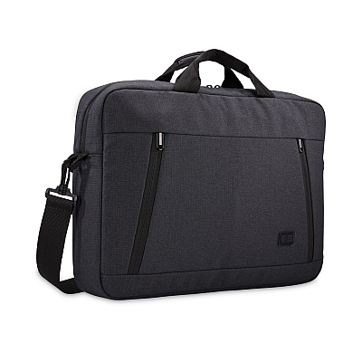 Case Logic Huxton 15.6" Laptop Attache, Fits Devices Up to 15.6", Polyester, 16.3 x 2.8 x 12.4, Black (CLG3204653)