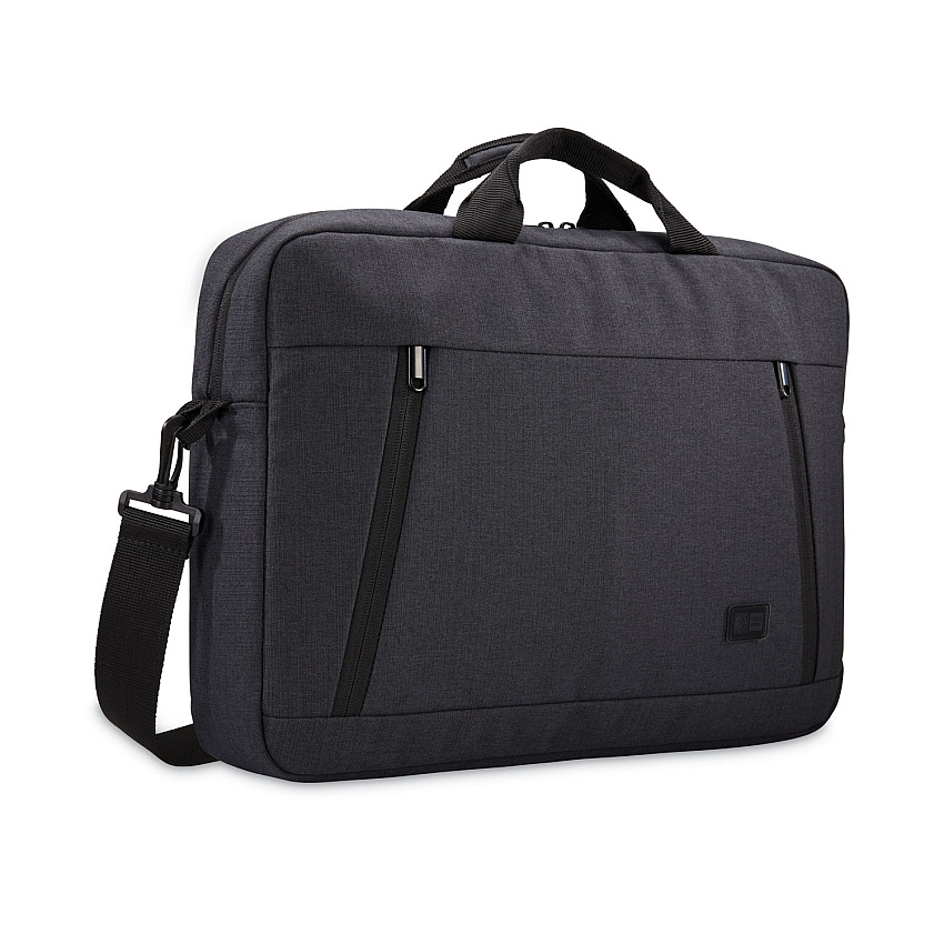 Case Logic Huxton 15.6" Laptop Attache, Fits Devices Up to 15.6", Polyester, 16.3 x 2.8 x 12.4, Black (CLG3204653)