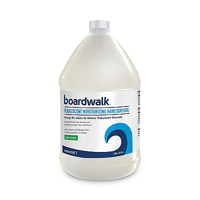 Boardwalk Pearlescent Moisturizing Liquid Hand Soap Refill, Aloe Scent, 1 gal (BWK450EA)