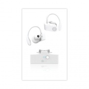 ByTech Bluetooth Sports Earbuds, Wireless, White (BCAUBE119WT)