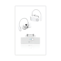 ByTech Bluetooth Sports Earbuds, White (BTHBCAUBE119WT)