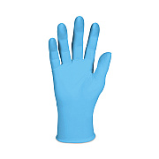 KleenGuard G10 Comfort Plus Blue Nitrile Gloves, Light Blue, X-Small, 100/Box (KCC54185)