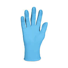 KleenGuard G10 Comfort Plus Blue Nitrile Gloves, Light Blue, X-Small, 100/Box (KCC54185)