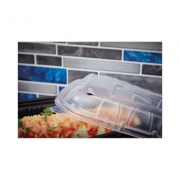 Pactiv Evergreen EarthChoice Entree2Go Takeout Container Vented Lid, 8.67 x 5.75 x 0.98, Clear, 300/Carton (YCNV9X6PPDL)