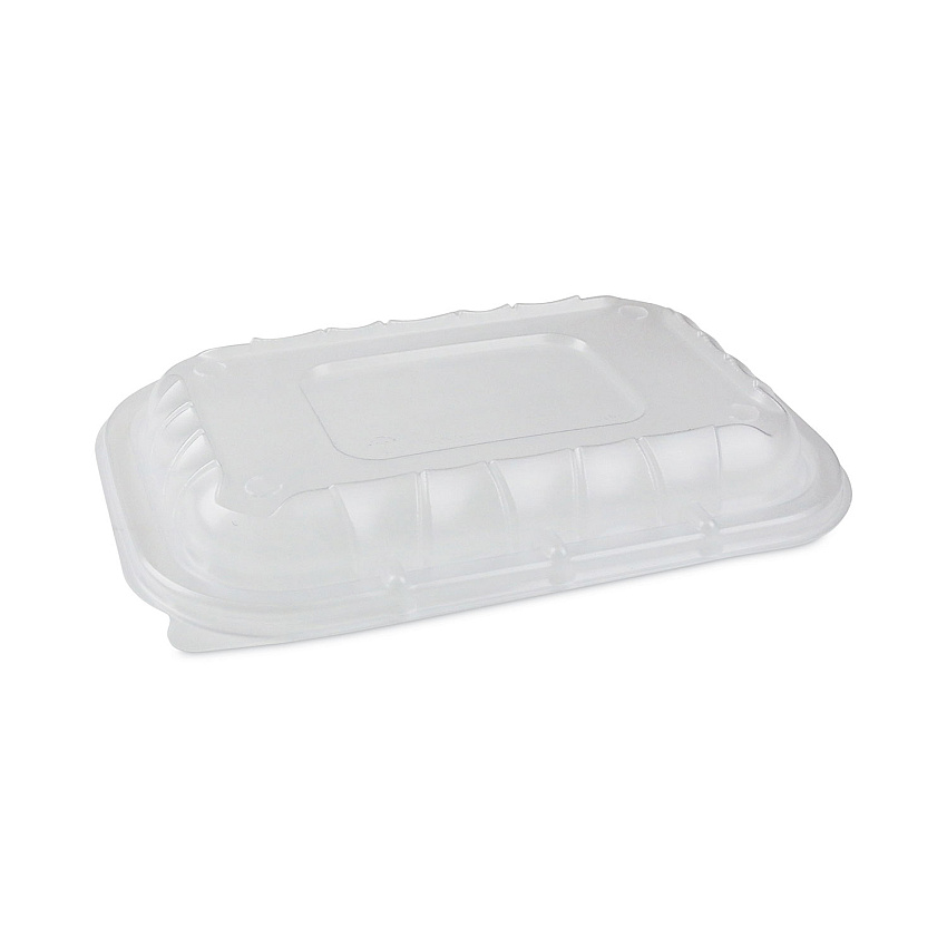 Pactiv Evergreen EarthChoice Entree2Go Takeout Container Vented Lid, 8.67 x 5.75 x 0.98, Clear, Plastic, 300/Carton (PCTYCNV9X6PPDL)