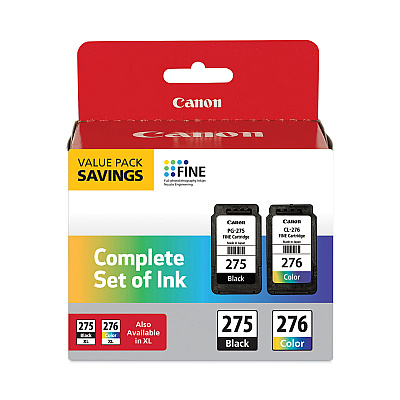 Canon 4988C005 (PGI-275; CLI-276) Multipack Ink, Black/Tri-Color