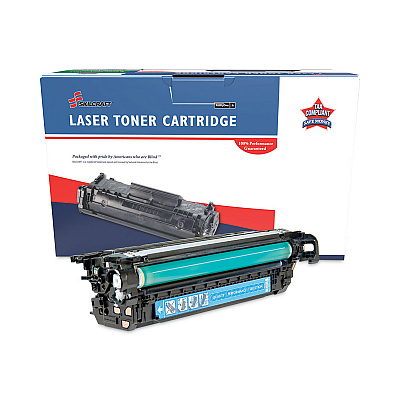 AbilityOne 7510016962210 Remanufactured CF031A (646A) Toner, 12,500 Page-Yield, Cyan