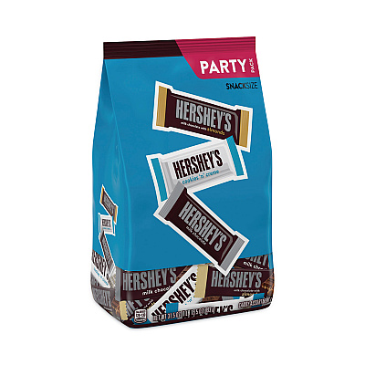 Hershey's Snack-Size Chocolate Candy Assortment Party Pack, 31.5 oz Bag (TWZHEC93933)
