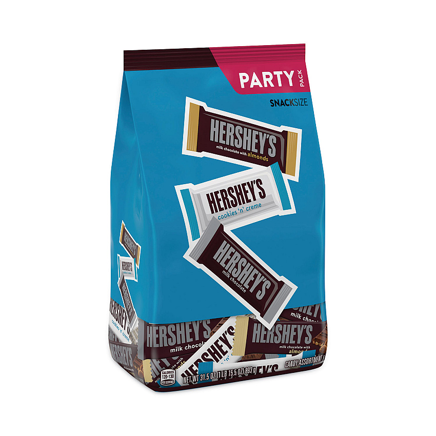 Hershey's Snack-Size Chocolate Candy Assortment Party Pack, 31.5 oz Bag (TWZHEC93933)