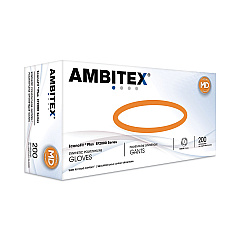 AMBITEX EconoFit Plus Powder-Free Polyethylene Gloves, Medium, Clear, 200/Pack, 10 Packs/Carton (TXIEFMD2000)