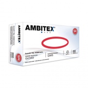 AMBITEX EconoFit Plus Powder-Free Polyethylene Gloves, Small, Clear, 200/Pack, 10 Packs/Carton (EFSM2000)