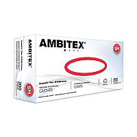 AMBITEX EconoFit Plus Powder-Free Polyethylene Gloves, Small, Clear, 200/Pack, 10 Packs/Carton (TXIEFSM2000)