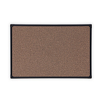 Universal Tech Cork Board, 36 x 24, Brown Surface, Black Plastic Frame (UNV43022)