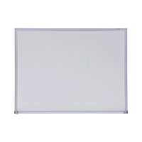 Universal Melamine Dry Erase Board with Aluminum Frame, 24 x 18, White Surface, Anodized Aluminum Frame (UNV43622)