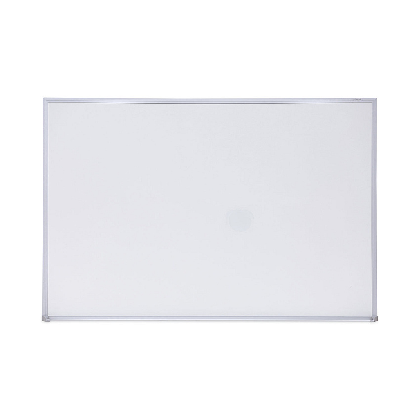 Universal Melamine Dry Erase Board with Aluminum Frame, 36 x 24, White Surface, Anodized Aluminum Frame (UNV43623)
