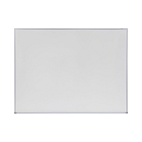 Universal Melamine Dry Erase Board with Aluminum Frame, 48 x 36, White Surface, Anodized Aluminum Frame (UNV43624)