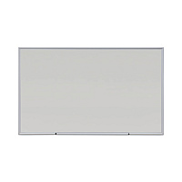 Universal Deluxe Melamine Dry Erase Board, 60 x 36, Melamine White Surface, Silver Anodized Aluminum Frame (UNV43625)