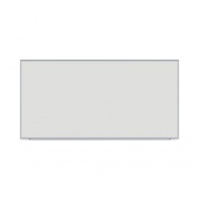 Universal Deluxe Melamine Dry Erase Board, 96 x 48, Melamine White Surface, Silver Anodized Aluminum Frame (43627)