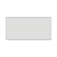 Universal Deluxe Melamine Dry Erase Board, 96 x 48, Melamine White Surface, Silver Anodized Aluminum Frame (43627)