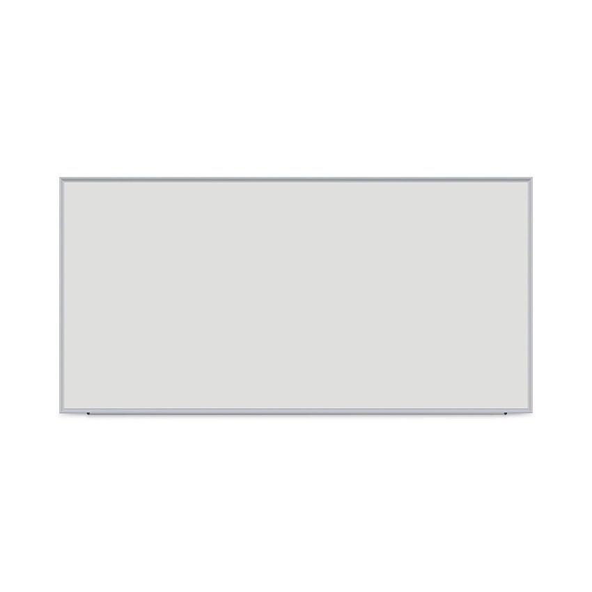 Universal Deluxe Melamine Dry Erase Board, 96 x 48, Melamine White Surface, Silver Anodized Aluminum Frame (UNV43627)