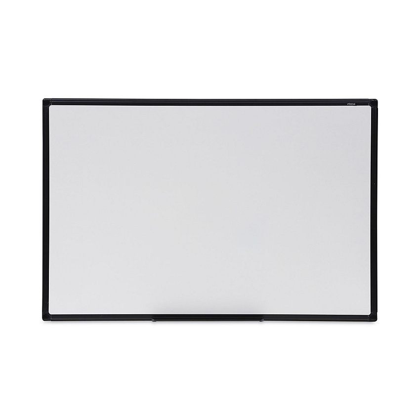 Universal Design Series Deluxe Dry Erase Board, 36 x 24, White Surface, Black Anodized Aluminum Frame (UNV43628)