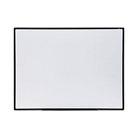 Universal Design Series Deluxe Dry Erase Board, 48 x 36, White Surface, Black Anodized Aluminum Frame (UNV43629)