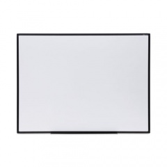 Universal Design Series Deluxe Dry Erase Board, 48 x 36, White Surface, Black Anodized Aluminum Frame (43629)