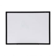 Universal Dry Erase Board, Melamine, 24 x 18, Black Frame (43630)