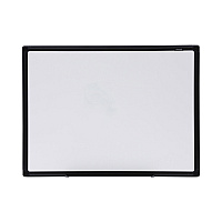 Universal Design Series Deluxe Dry Erase Board, 24 x 18, White Surface, Black Anodized Aluminum Frame (UNV43630)