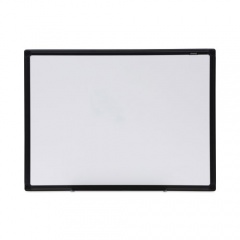 Universal Design Series Deluxe Dry Erase Board, 24 x 18, White Surface, Black Anodized Aluminum Frame (43630)
