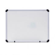 Universal Modern Melamine Dry Erase Board with Aluminum Frame, 24 x 18, White Surface (43722)