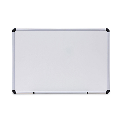 Universal Modern Melamine Dry Erase Board with Aluminum Frame, 36 x 24, White Surface (UNV43723)
