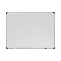 Universal Modern Melamine Dry Erase Board with Aluminum Frame, 48 x 36, White Surface (UNV43724)