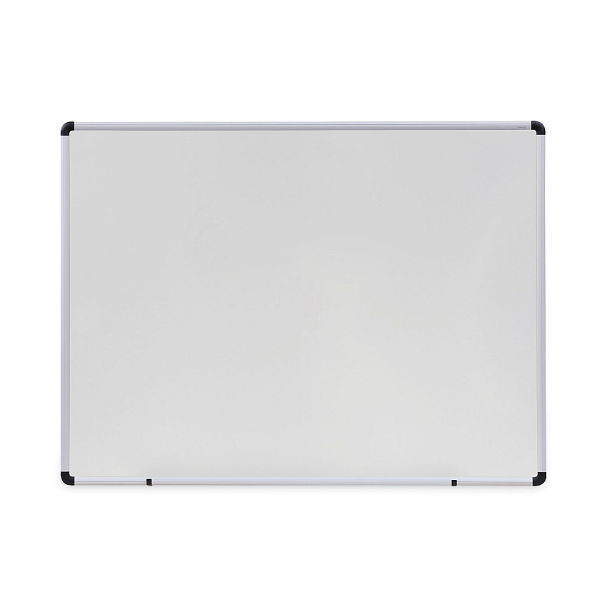 Universal Modern Melamine Dry Erase Board with Aluminum Frame, 48 x 36, White Surface (UNV43724)