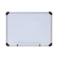 Universal Magnetic Steel Dry Erase Marker Board, 24 x 18, White Surface, Aluminum/Plastic Frame (UNV43732)