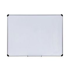 Universal Magnetic Steel Dry Erase Marker Board, 48 x 36, White Surface, Aluminum/Plastic Frame (UNV43734)
