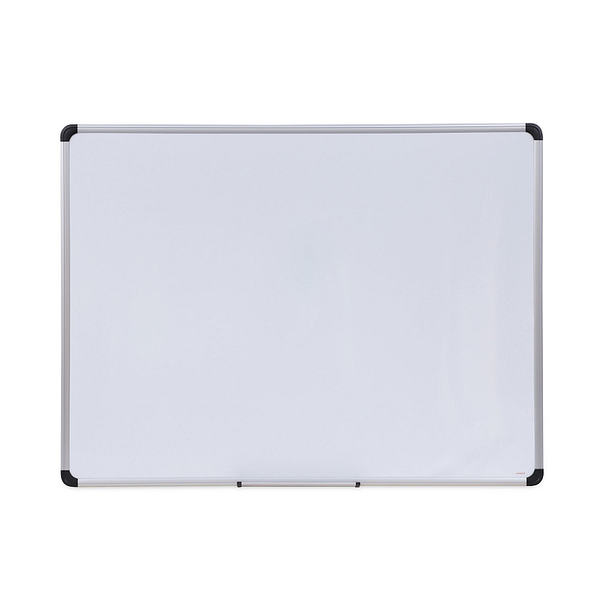 Universal Magnetic Steel Dry Erase Marker Board, 48 x 36, White Surface, Aluminum/Plastic Frame (UNV43734)