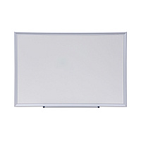 Universal Deluxe Melamine Dry Erase Board, 36 x 24, Melamine White Surface, Silver Aluminum Frame (UNV44624)
