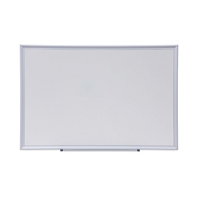 Universal Deluxe Melamine Dry Erase Board, 36 x 24, Melamine White Surface, Silver Aluminum Frame (UNV44624)