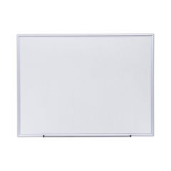 Universal Deluxe Melamine Dry Erase Board, 48 x 36, Melamine White Surface, Silver Aluminum Frame (44636)