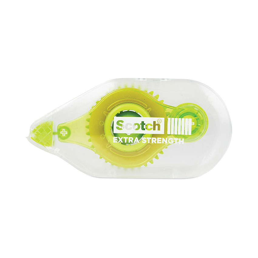 Scotch Extra-Strength Tape Runner, 0.31" x 33 ft, Dries Clear (MMM6055ES)