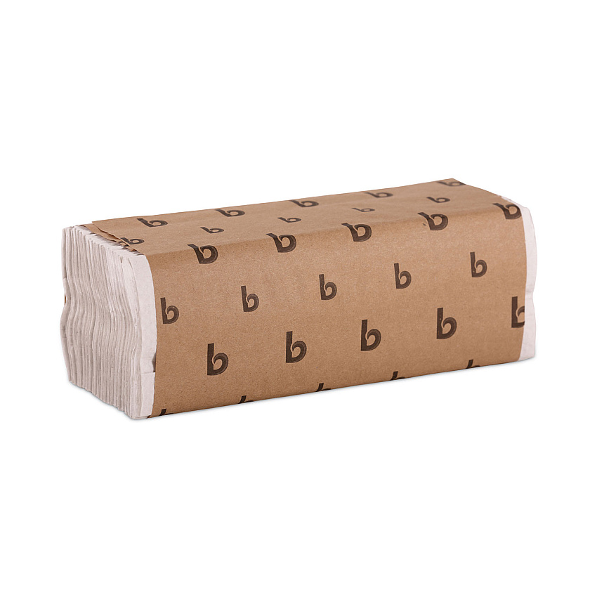 Boardwalk C-Fold Paper Towels, 1-Ply, 11.44 x 10, Bleached White, 198 Sheets/Pack, 12 Packs/Carton (BWK6220)