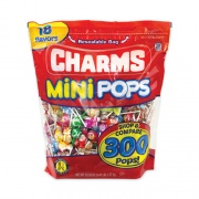 Charms Mini Pops, 3.74 lb Bag, Assorted Flavors, 300/Bag, Ships in 1-3 Business Days (20902010)