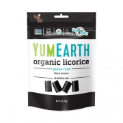 YumEarth Organic Gluten Free Black Licorice, 5 oz Bag, 4/Pack, Delivered in 1-4 Business Days (27000043)